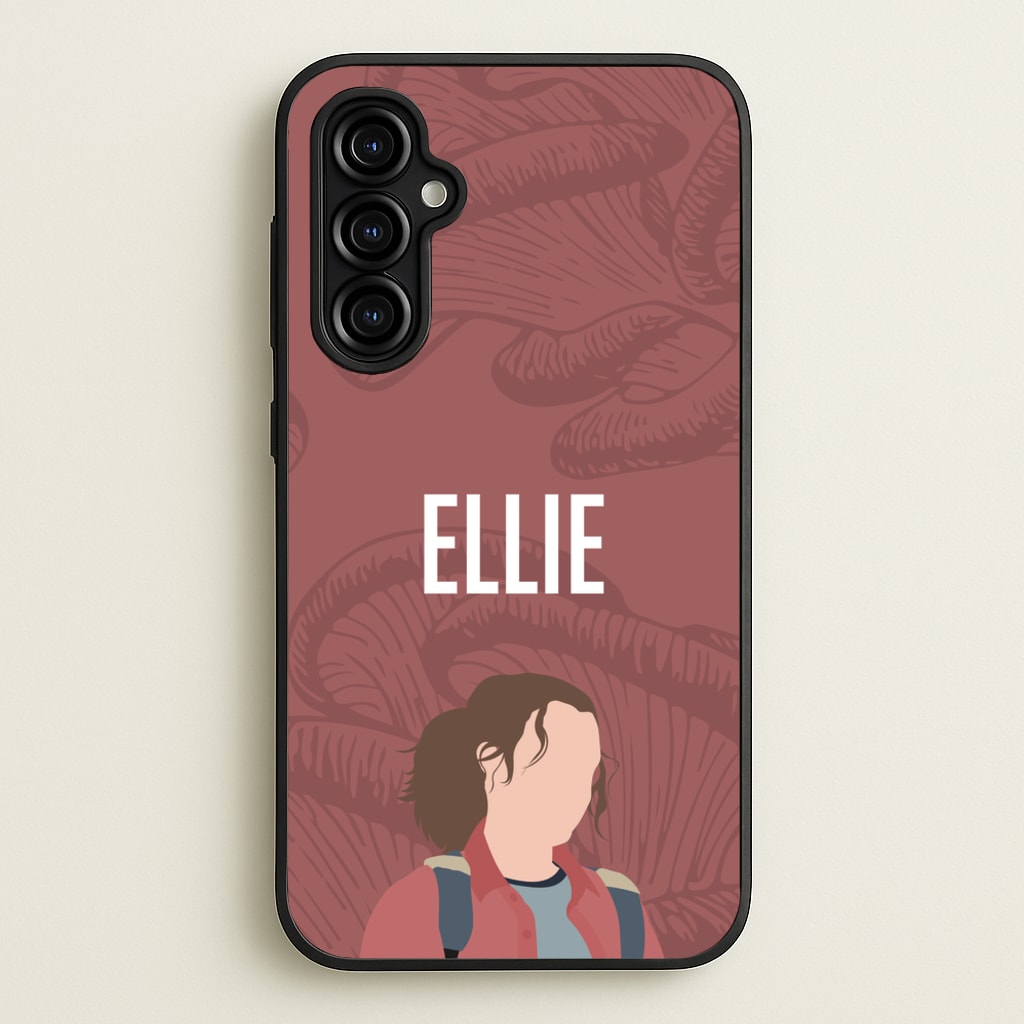Ellie Mushroom Pattern - The Last Of us Phone Case for Galaxy A54