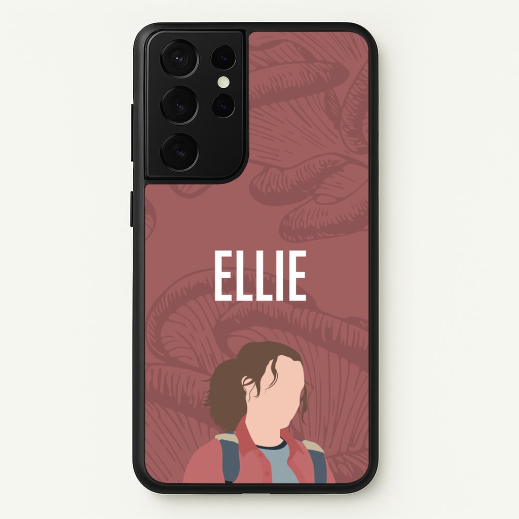 Ellie Mushroom Pattern - The Last Of us Phone Case for Galaxy S21 Ultra