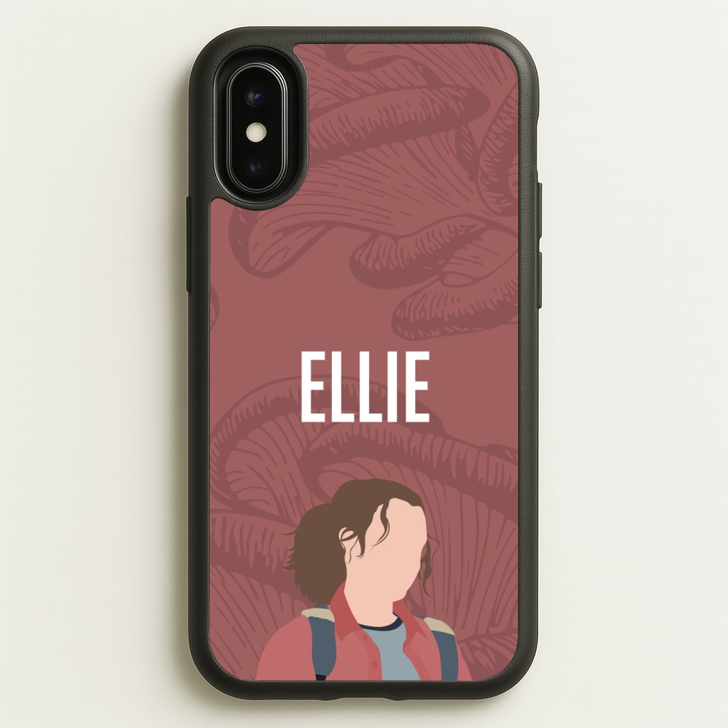 Ellie Mushroom Pattern - The Last Of us Phone Case for iPhone X / XS