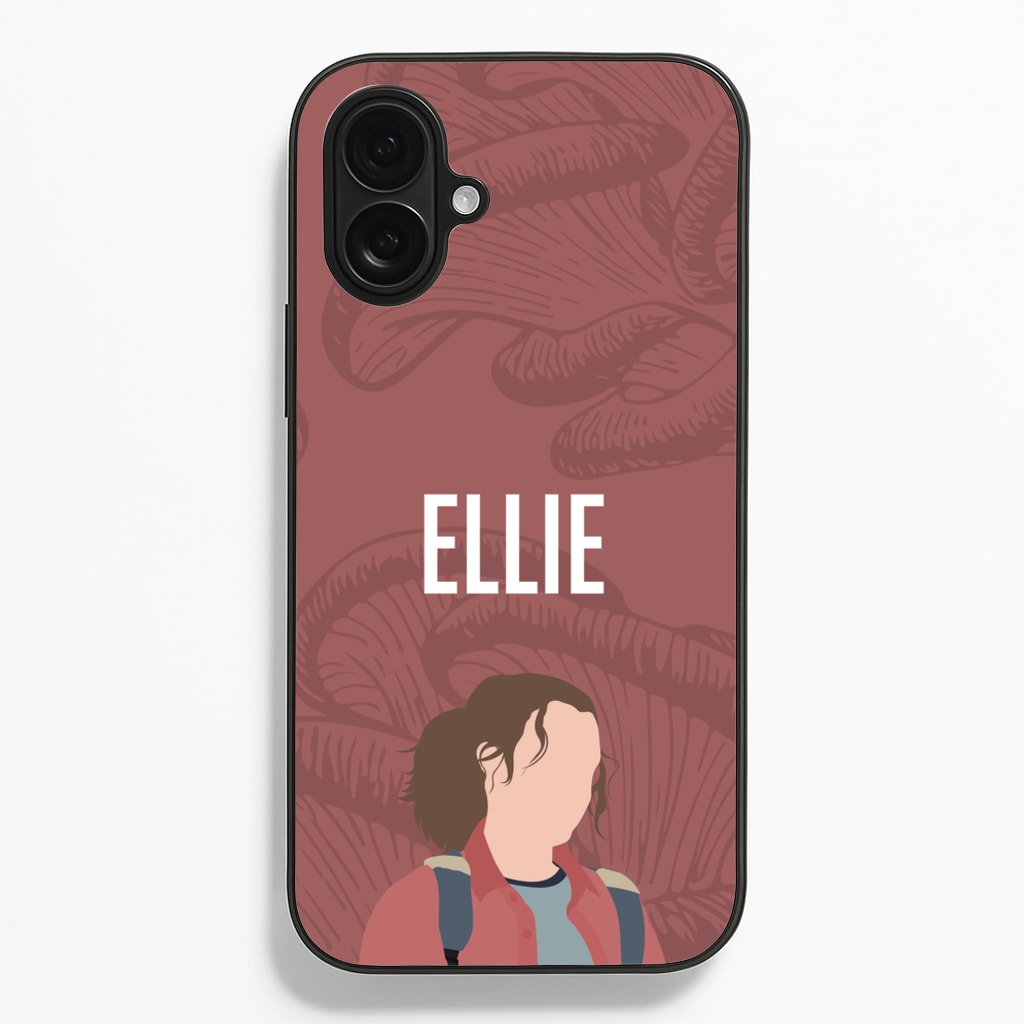 Ellie Mushroom Pattern - The Last Of us Phone Case for iPhone 16 Plus