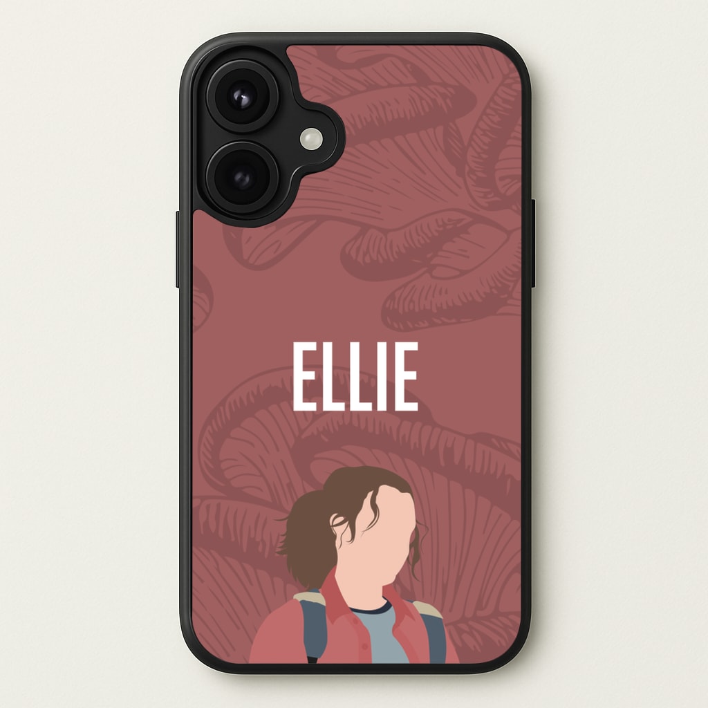 Ellie Mushroom Pattern Phone Case for iPhone 17