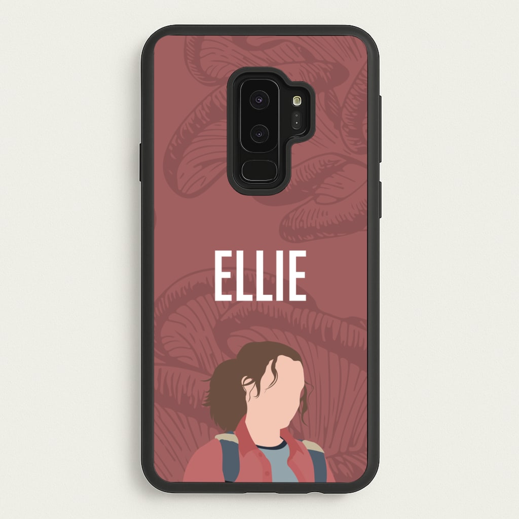 Ellie Mushroom Pattern - The Last Of us Phone Case for Galaxy S9 Plus