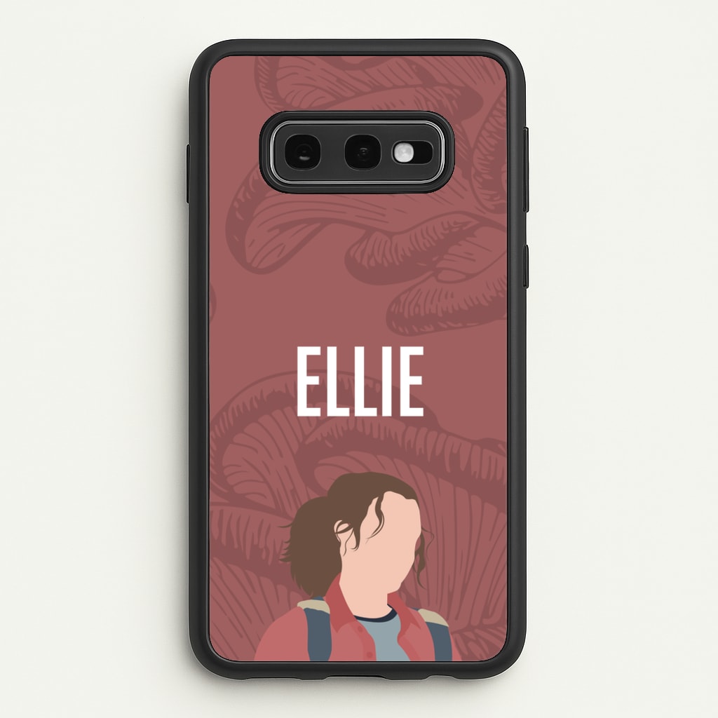 Ellie Mushroom Pattern - The Last Of us Phone Case for Galaxy S10e