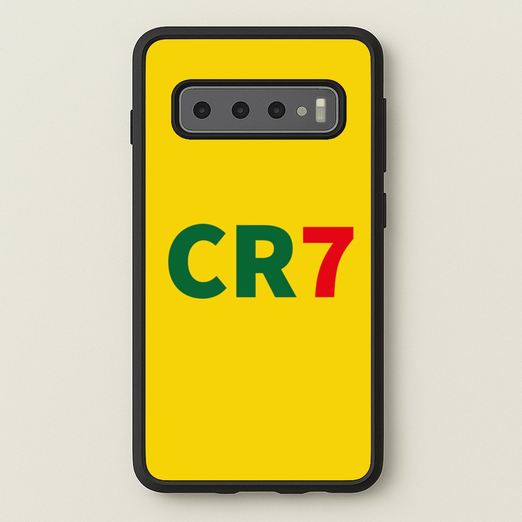 CR7 Logo - Ronaldo - Ronaldo Phone Case for Galaxy S10