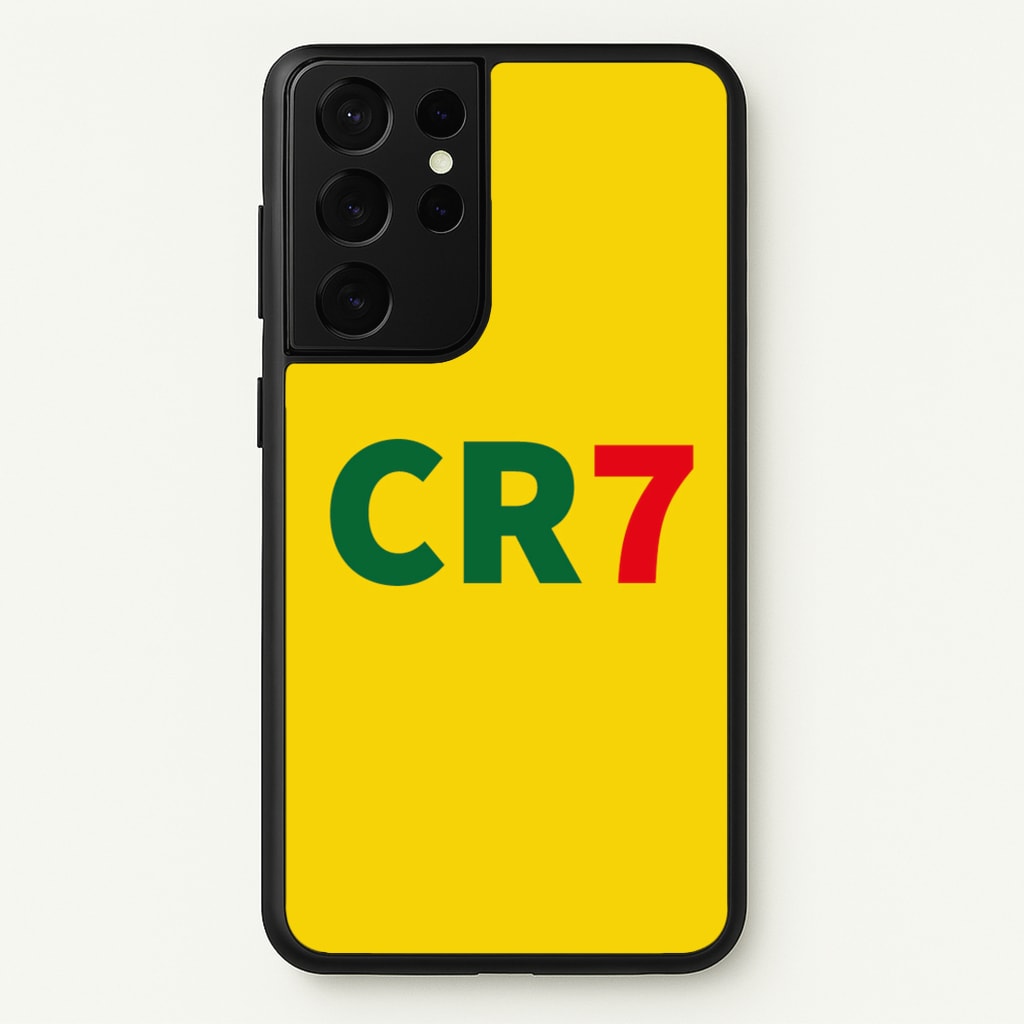 CR7 Logo - Ronaldo - Ronaldo Phone Case for Galaxy S21 Ultra