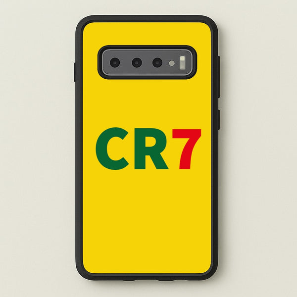 CR7 Logo - Ronaldo - Ronaldo Phone Case for Galaxy S10 Plus