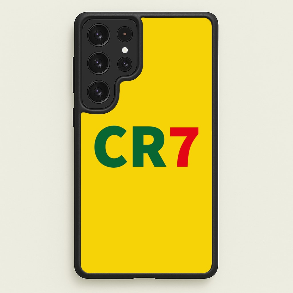 CR7 Logo - Ronaldo - Ronaldo Phone Case for Galaxy S22 Ultra