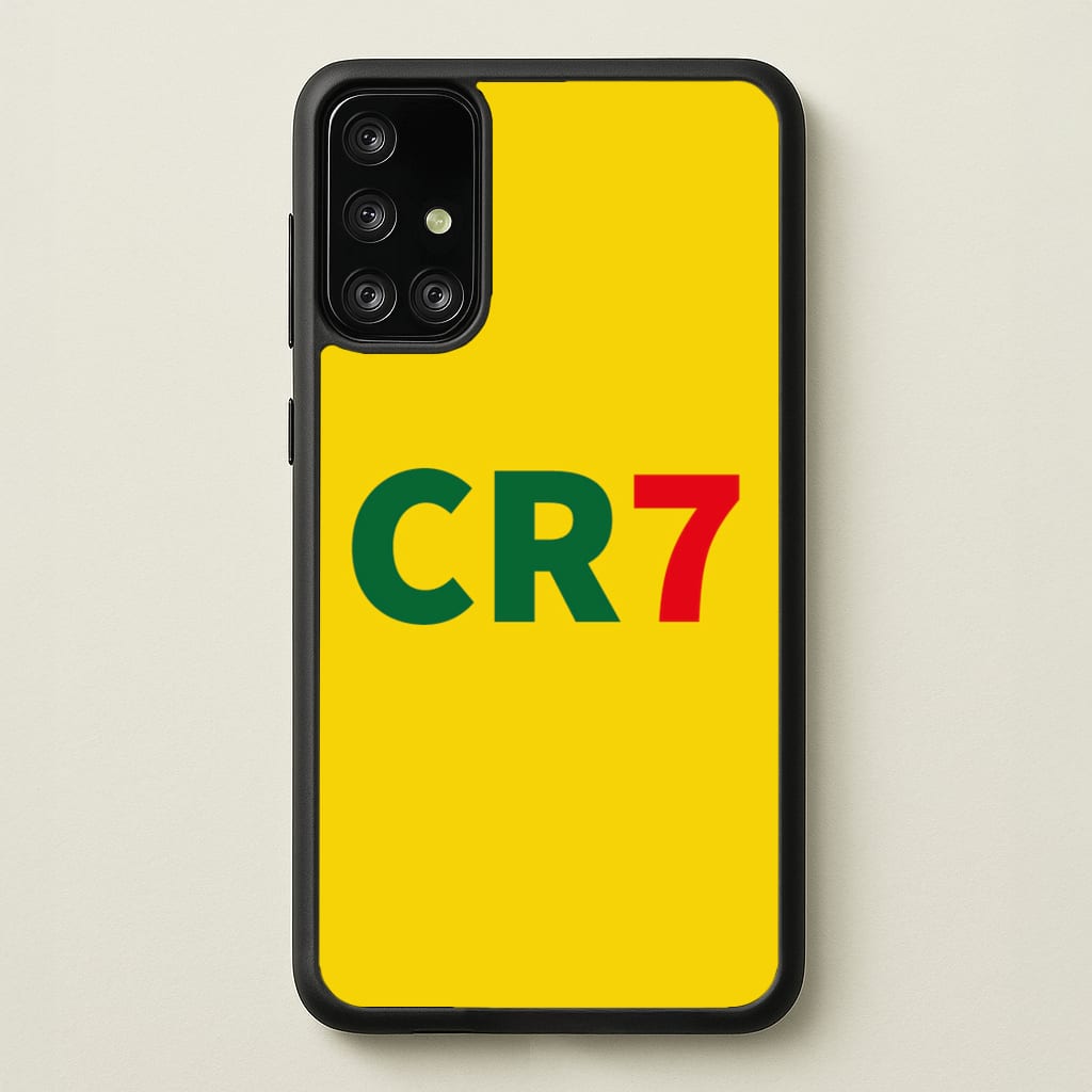 CR7 Logo - Ronaldo - Ronaldo Phone Case for Galaxy A71