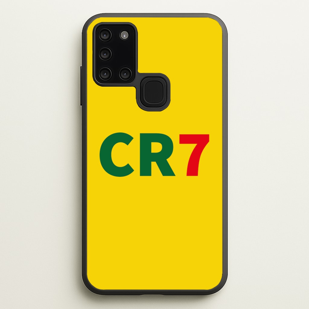 CR7 Logo - Ronaldo - Ronaldo Phone Case for Galaxy A21s