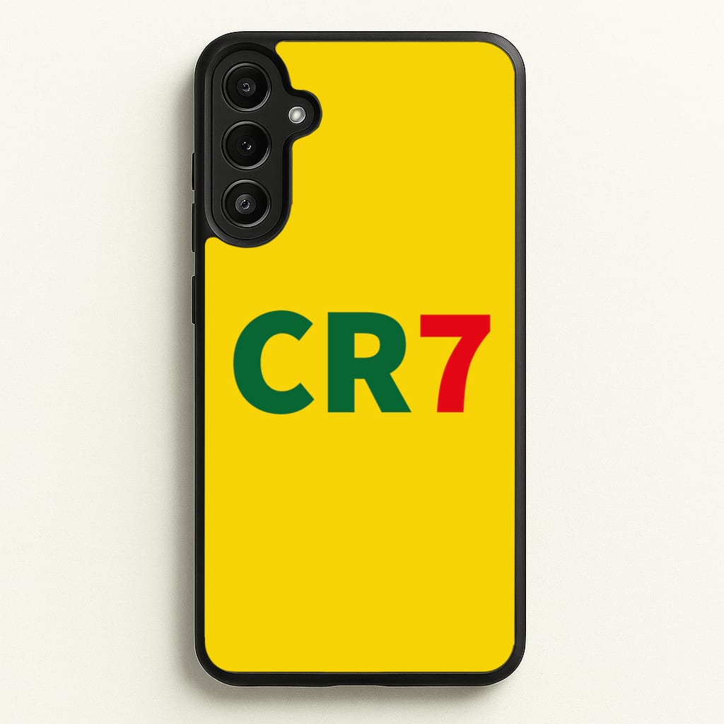 CR7 Logo - Ronaldo - Ronaldo Phone Case for Galaxy A34