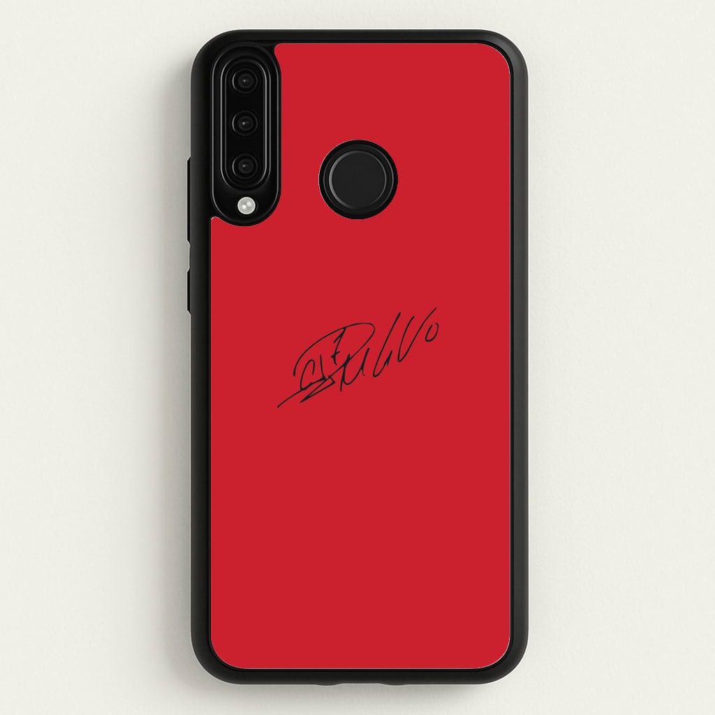 Signature - Ronaldo - Ronaldo Phone Case for Huawei P30 Lite