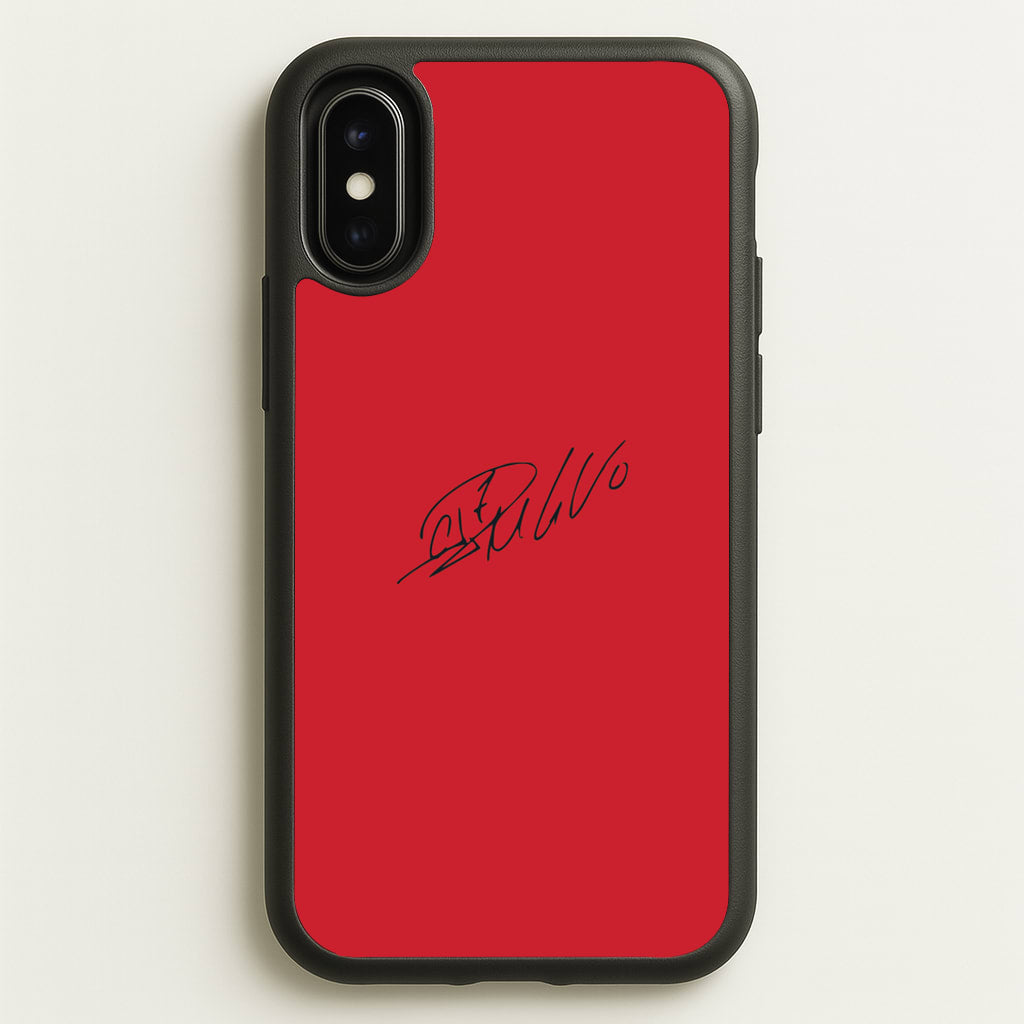 Signature - Ronaldo - Ronaldo Phone Case for iPhone X / XS