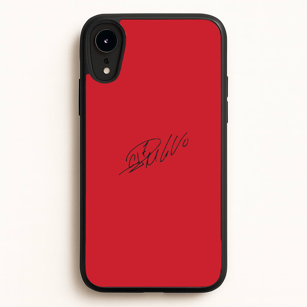 Signature - Ronaldo - Ronaldo Phone Case for iPhone XR