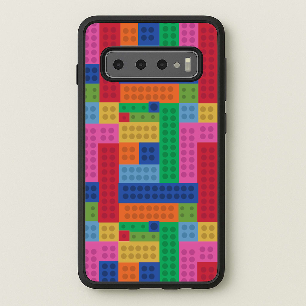 Brick Board - Bricks Phone Case for Galaxy S10 Plus