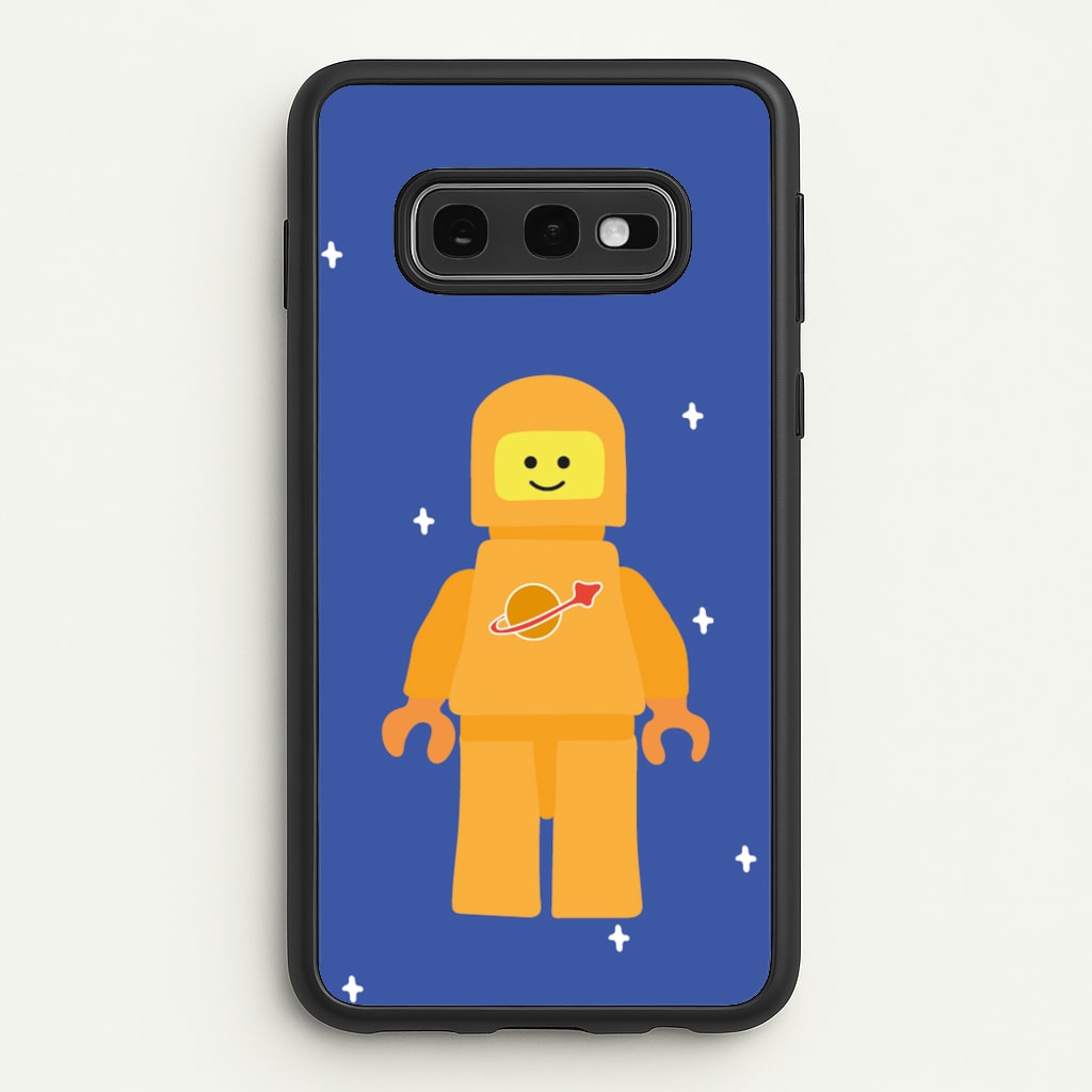 Astronaut - Bricks - Bricks Phone Case for Galaxy S10e