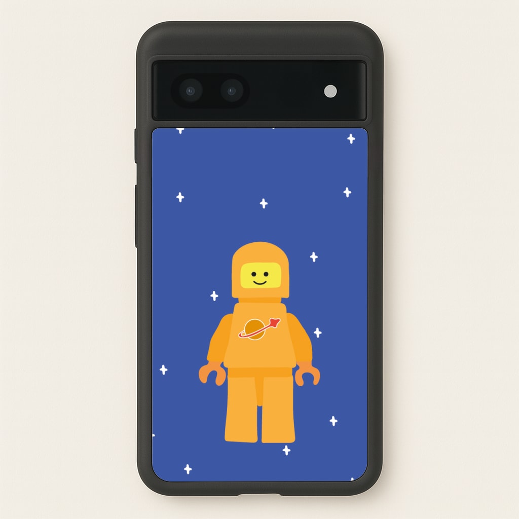 Astronaut - Bricks - Bricks Phone Case for Google Pixel 7a