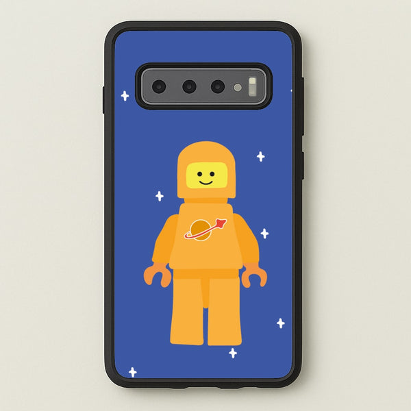 Astronaut - Bricks - Bricks Phone Case for Galaxy S10