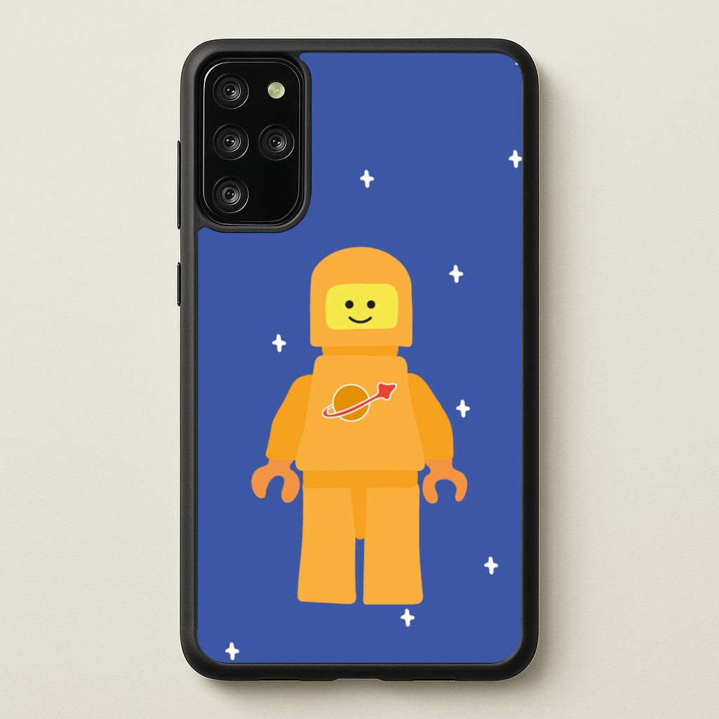 Astronaut - Bricks - Bricks Phone Case for Galaxy S20 Plus