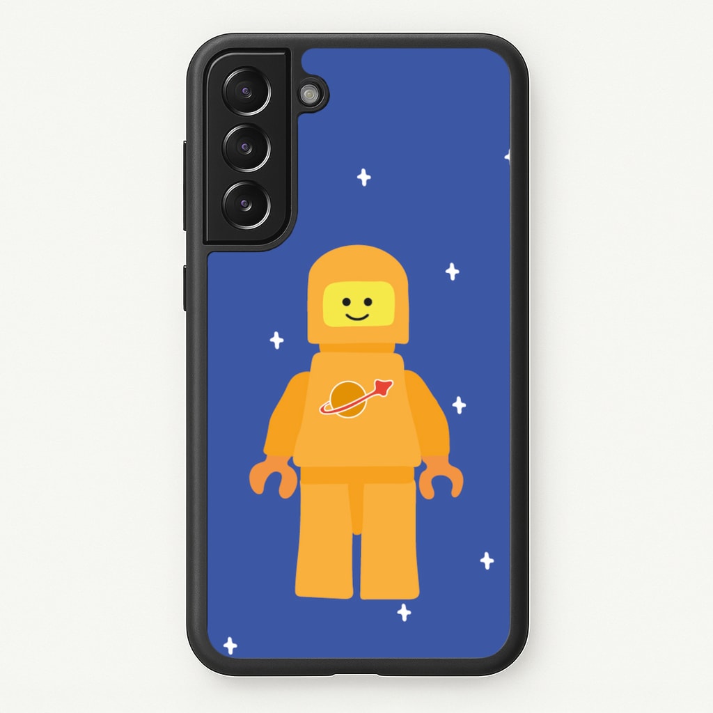 Astronaut - Bricks - Bricks Phone Case for Galaxy S22 Plus