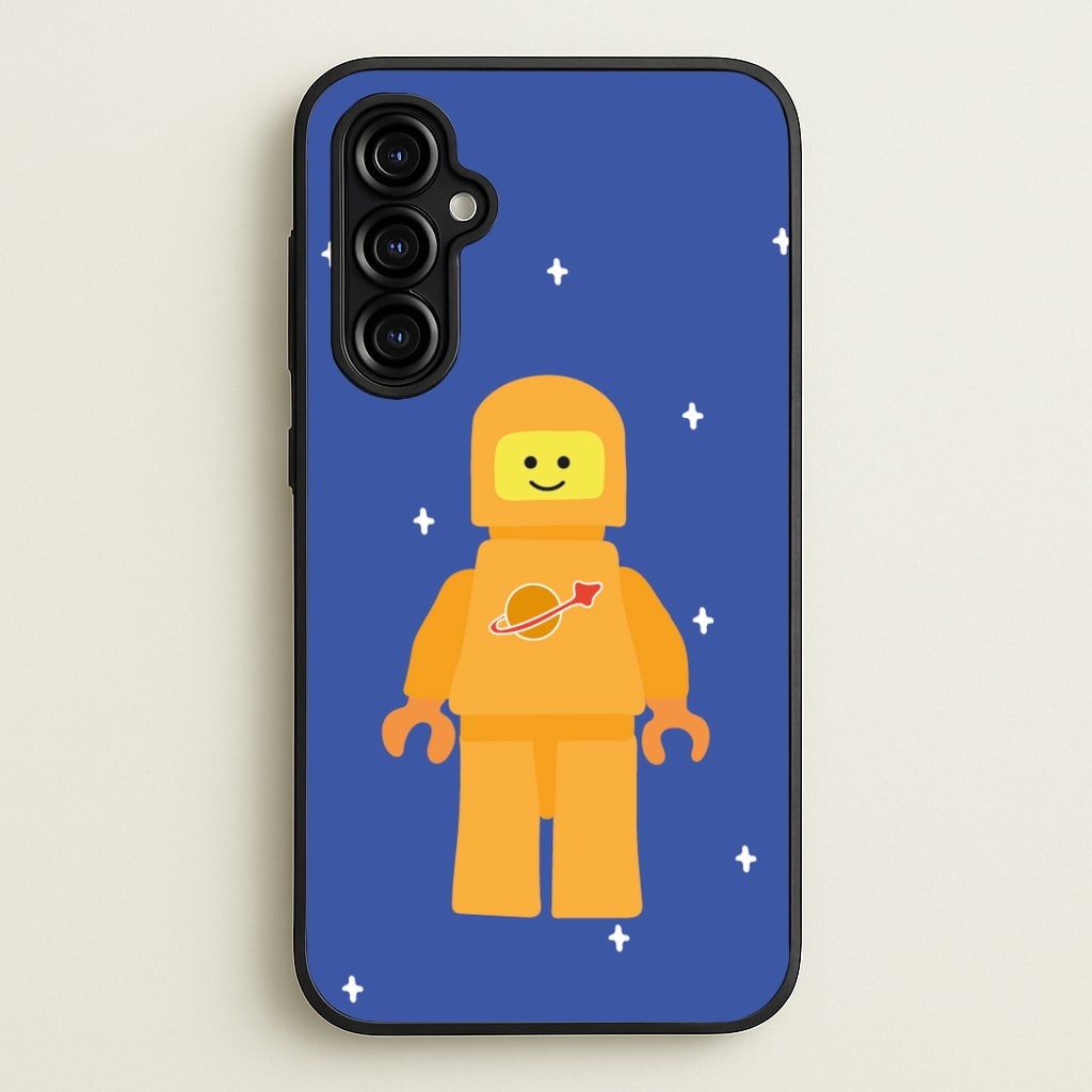 Astronaut - Bricks - Bricks Phone Case for Galaxy A54