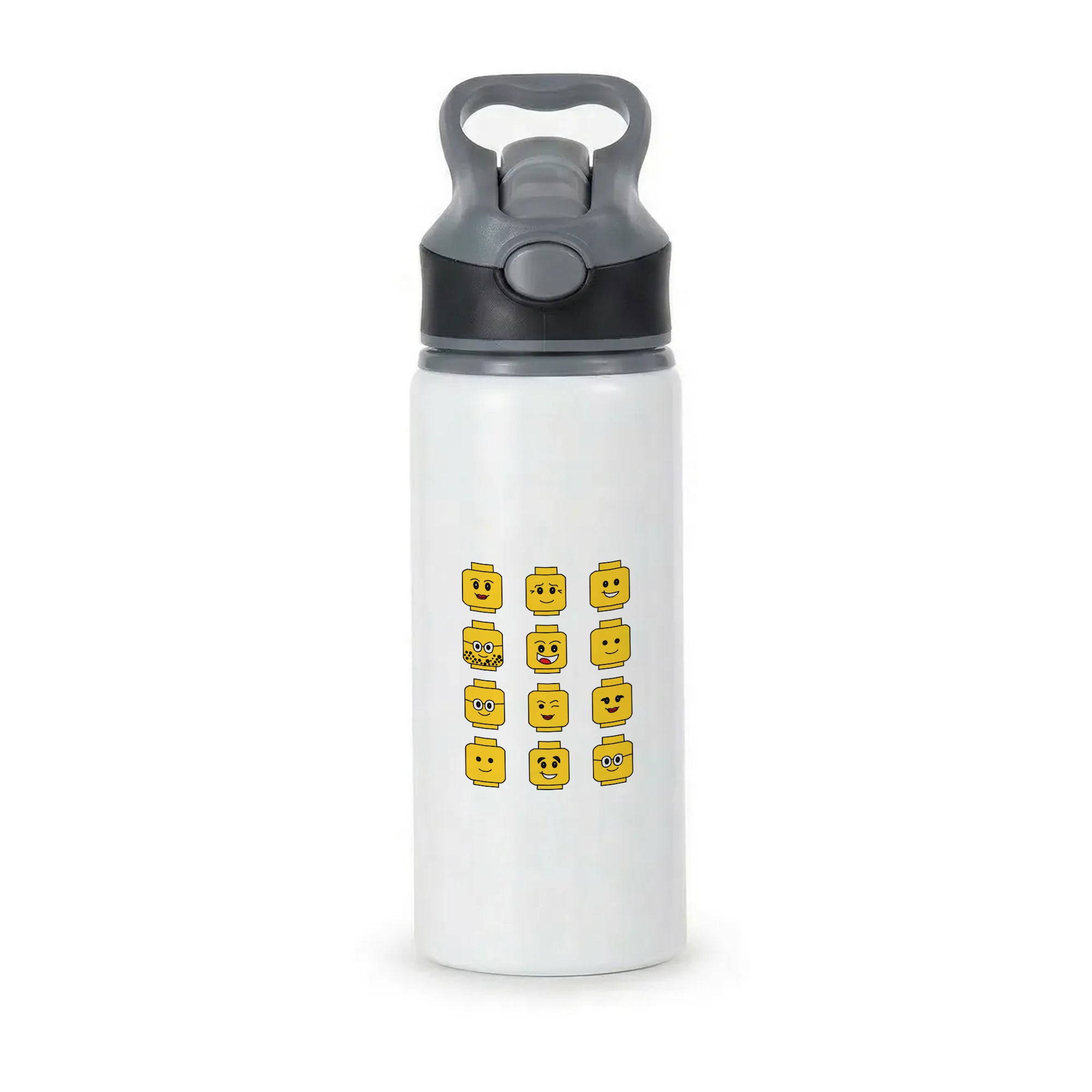 Characters - Bricks Active Water Bottle - Black