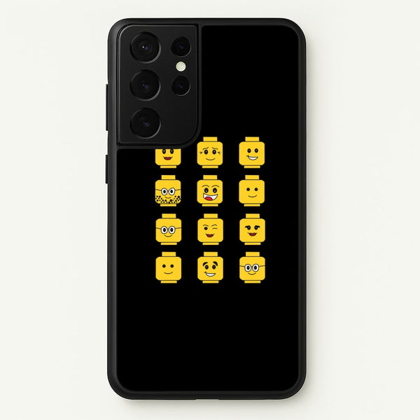 Characters - Bricks - Bricks Phone Case for Galaxy S21 Ultra