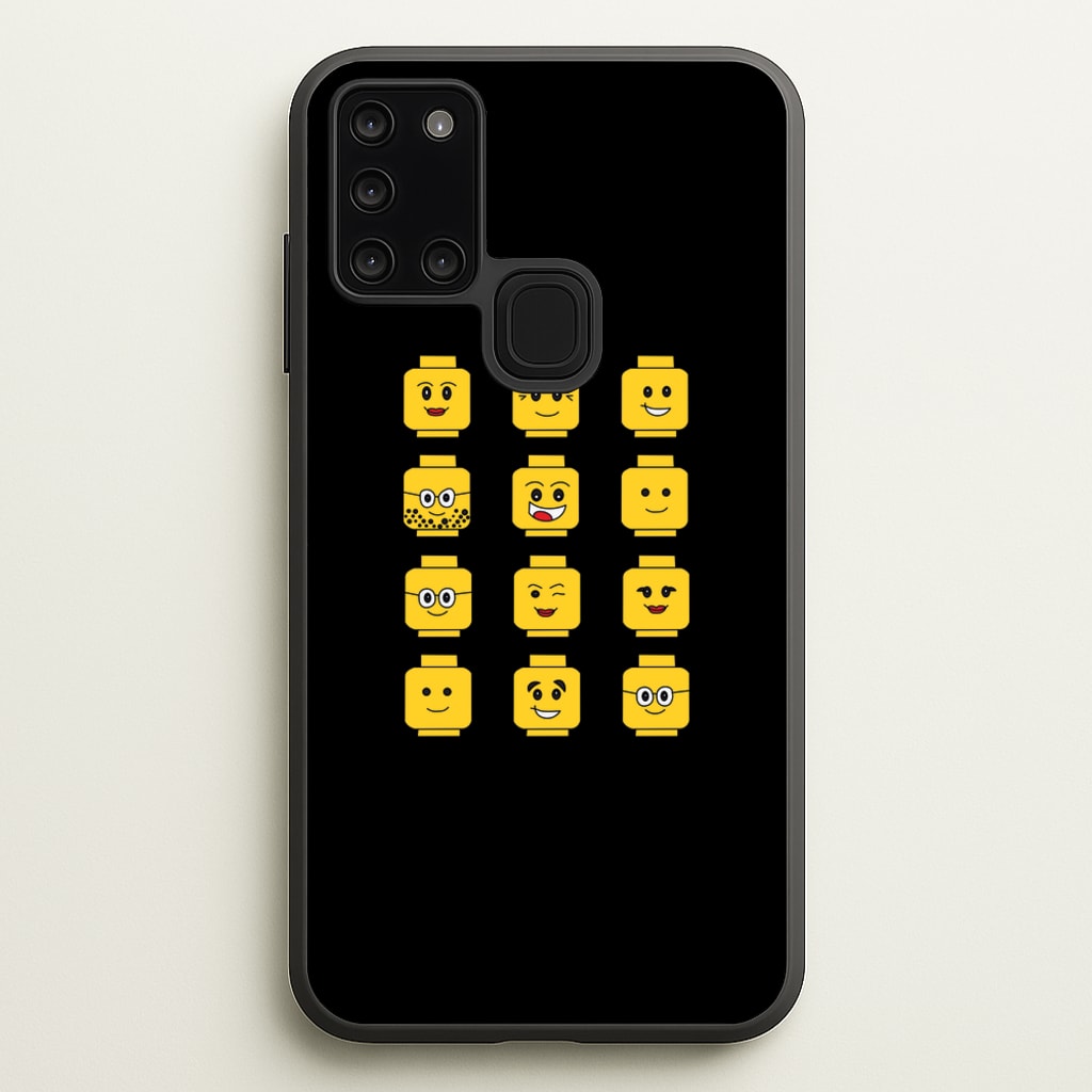 Characters - Bricks - Bricks Phone Case for Galaxy A21s