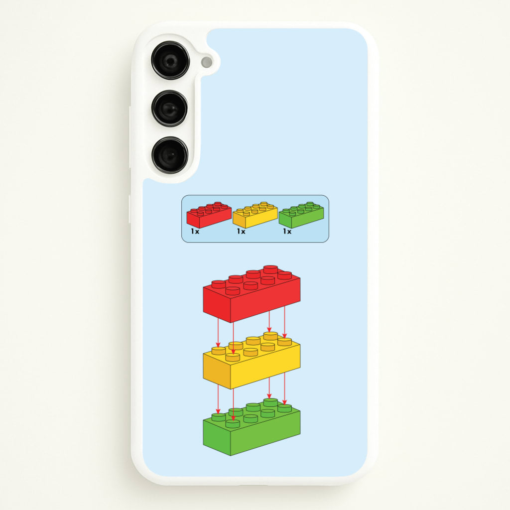 Bricks Instruction Set - Bricks Phone Case for Galaxy S23