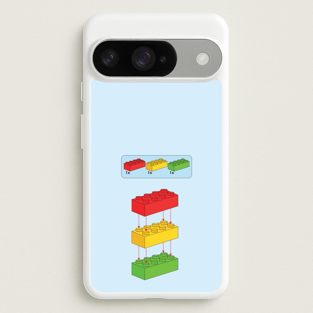 Bricks Instruction Set Phone Case for Google Pixel 10 / 10 Pro