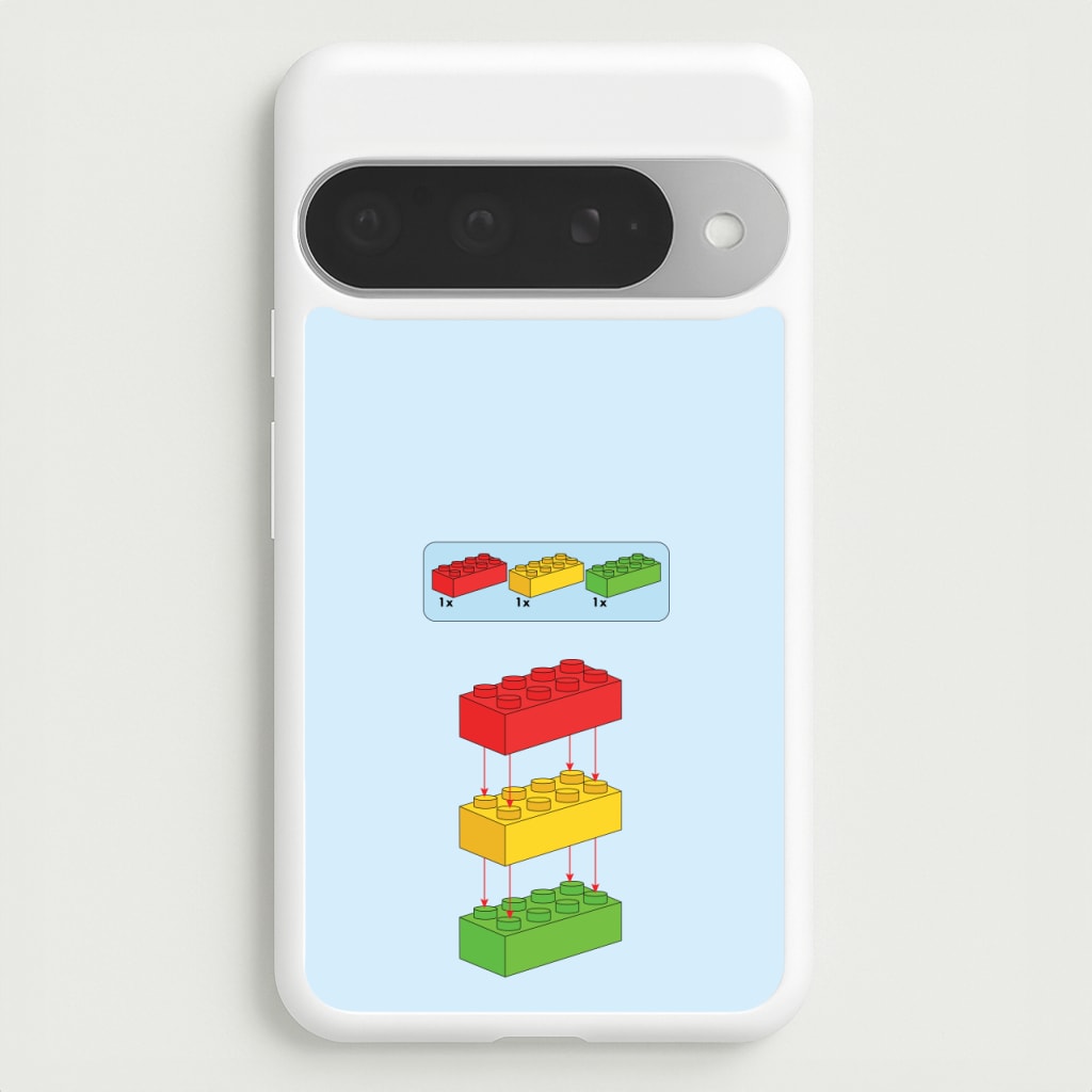 Bricks Instruction Set Phone Case for Google Pixel 10 Pro XL