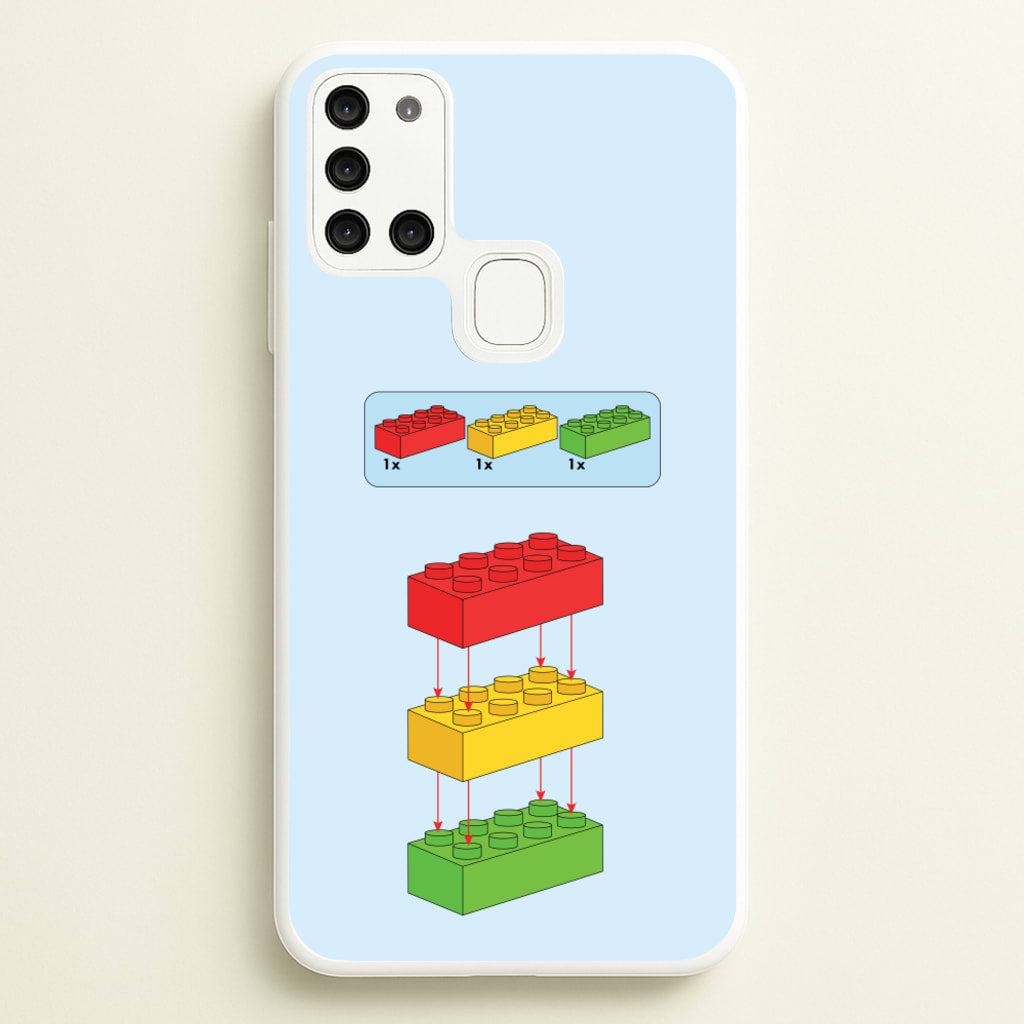 Bricks Instruction Set - Bricks Phone Case for Galaxy A21s