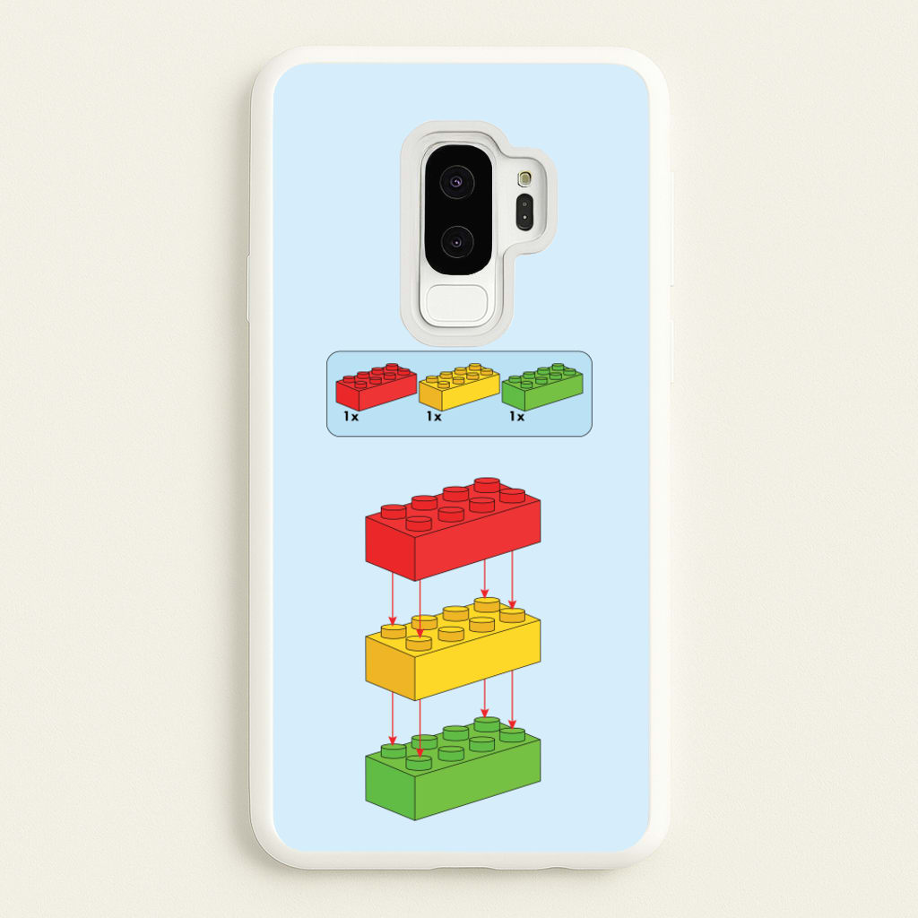 Bricks Instruction Set - Bricks Phone Case for Galaxy S9 Plus