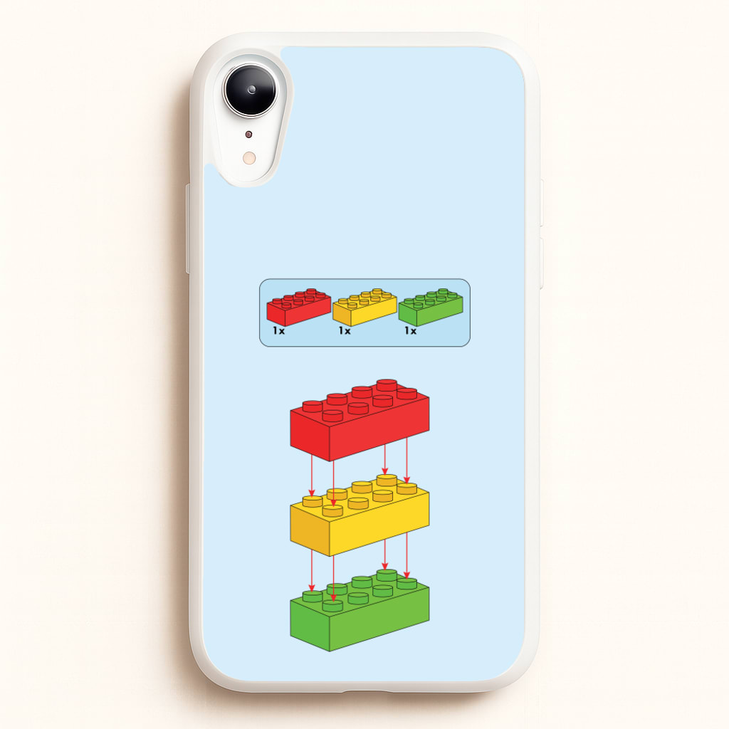 Bricks Instruction Set - Bricks Phone Case for iPhone XR