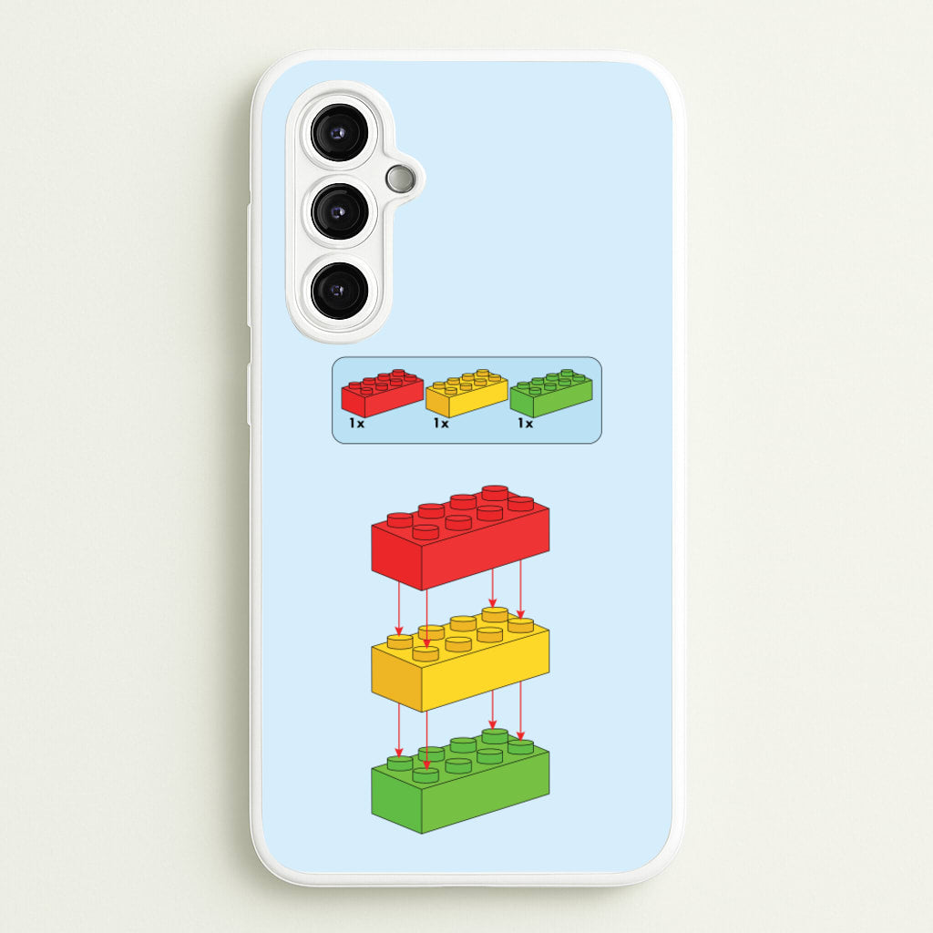 Bricks Instruction Set - Bricks Phone Case for Galaxy A14
