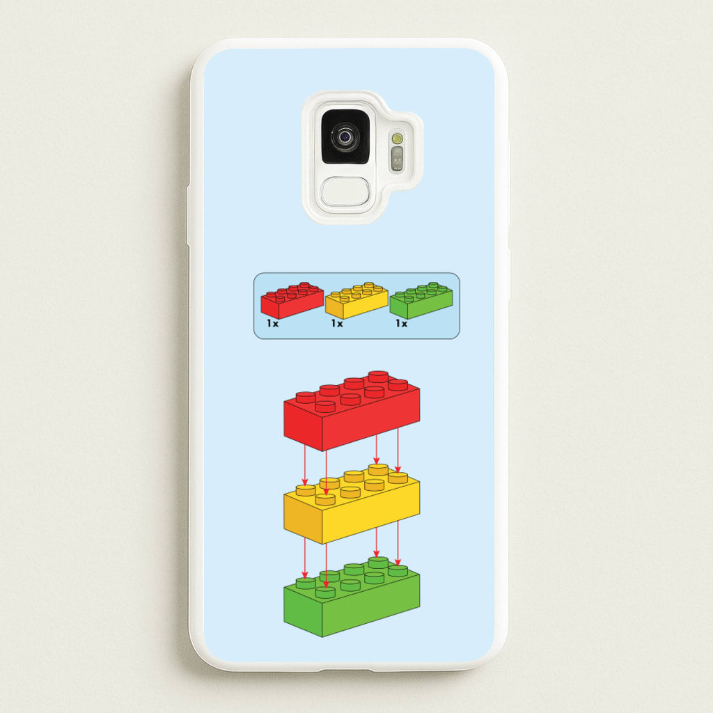 Bricks Instruction Set - Bricks Phone Case for Galaxy S9