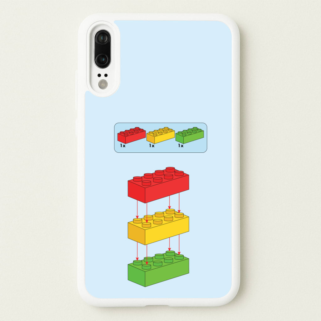 Bricks Instruction Set - Bricks Phone Case for Huawei P20