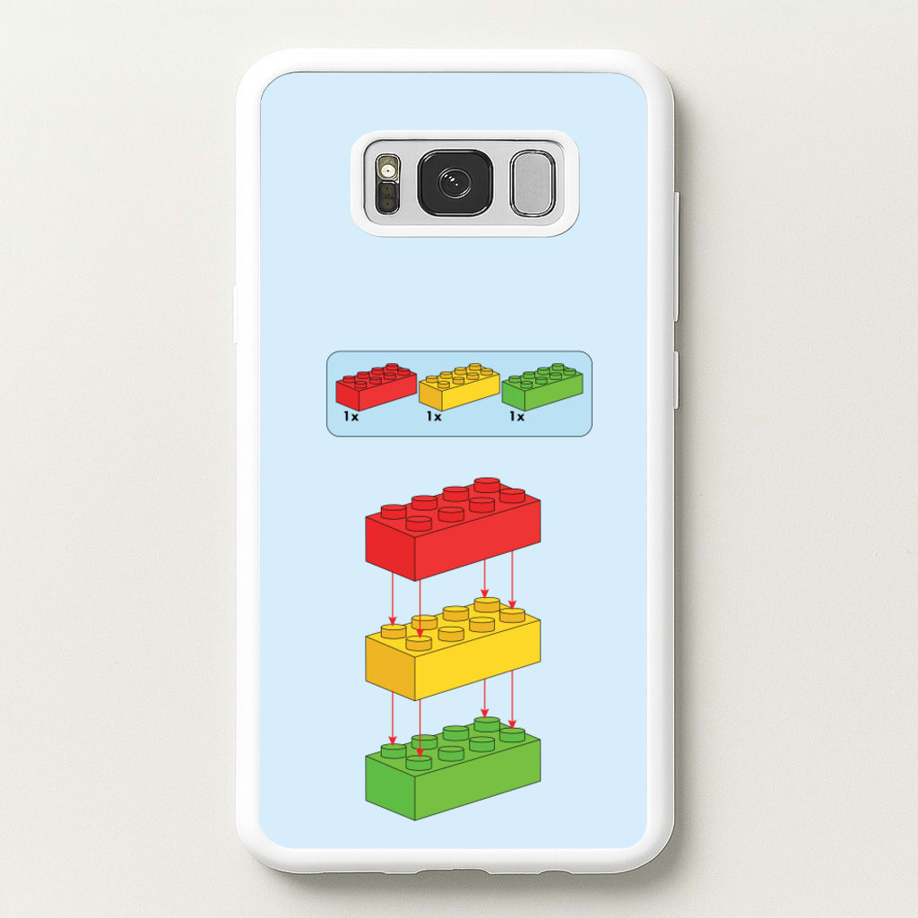 Bricks Instruction Set - Bricks Phone Case for Galaxy S8