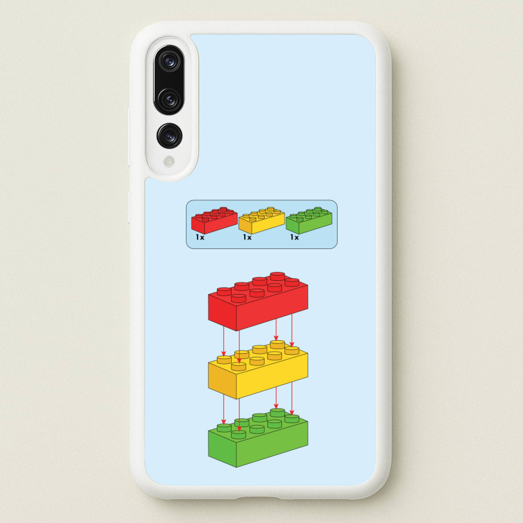 Bricks Instruction Set - Bricks Phone Case for Huawei P20 Pro