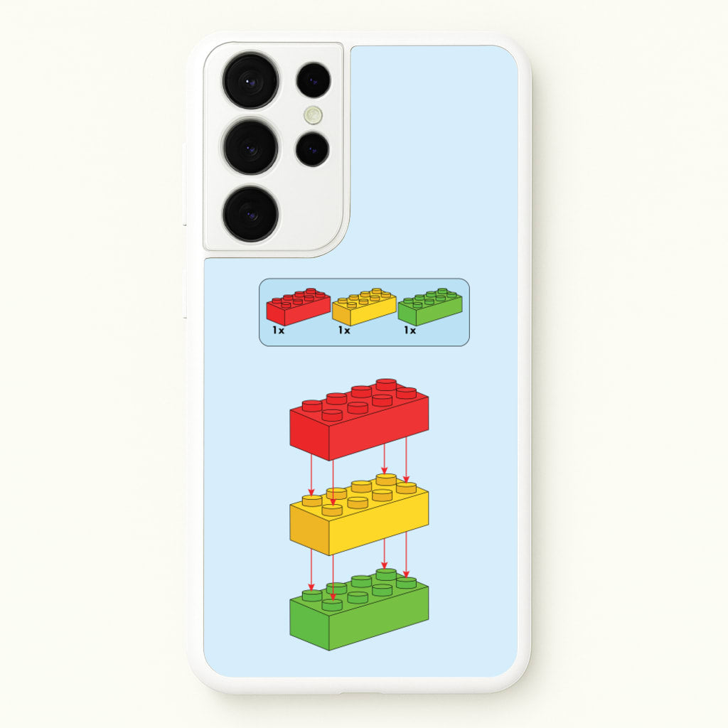 Bricks Instruction Set - Bricks Phone Case for Galaxy S21 Ultra