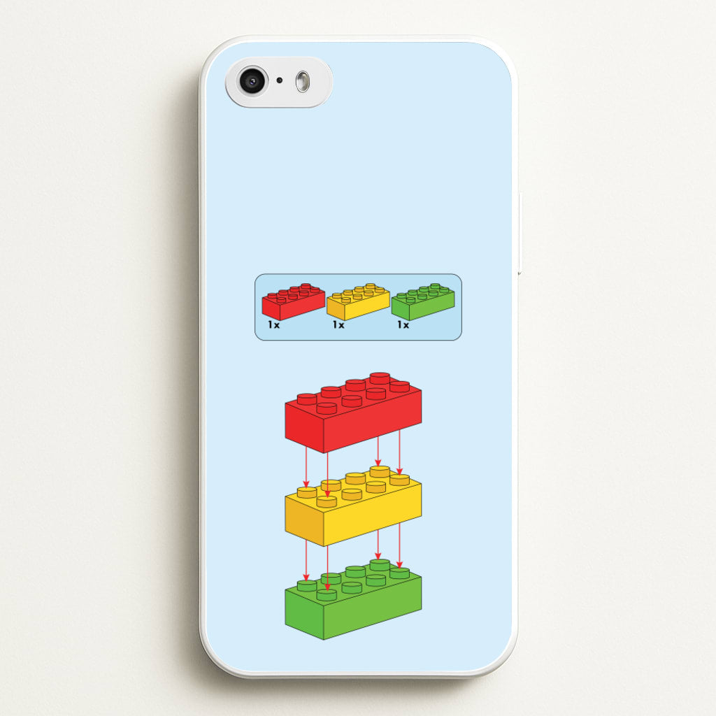 Bricks Instruction Set - Bricks Phone Case for iPhone 5 / 5s / SE 2016