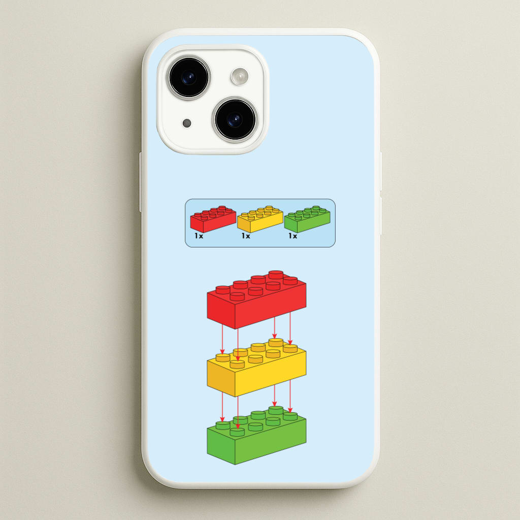 Bricks Instruction Set - Bricks Phone Case for iPhone 15
