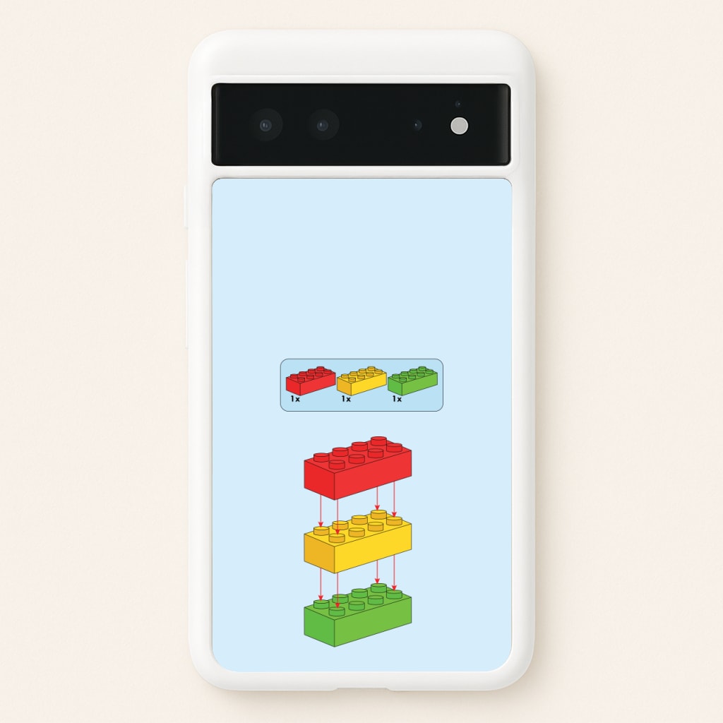 Bricks Instruction Set - Bricks Phone Case for Google Pixel 6
