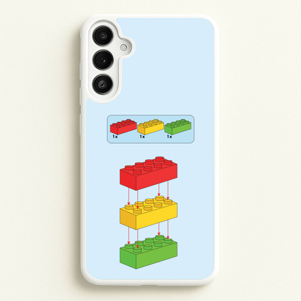 Bricks Instruction Set - Bricks Phone Case for Galaxy A34
