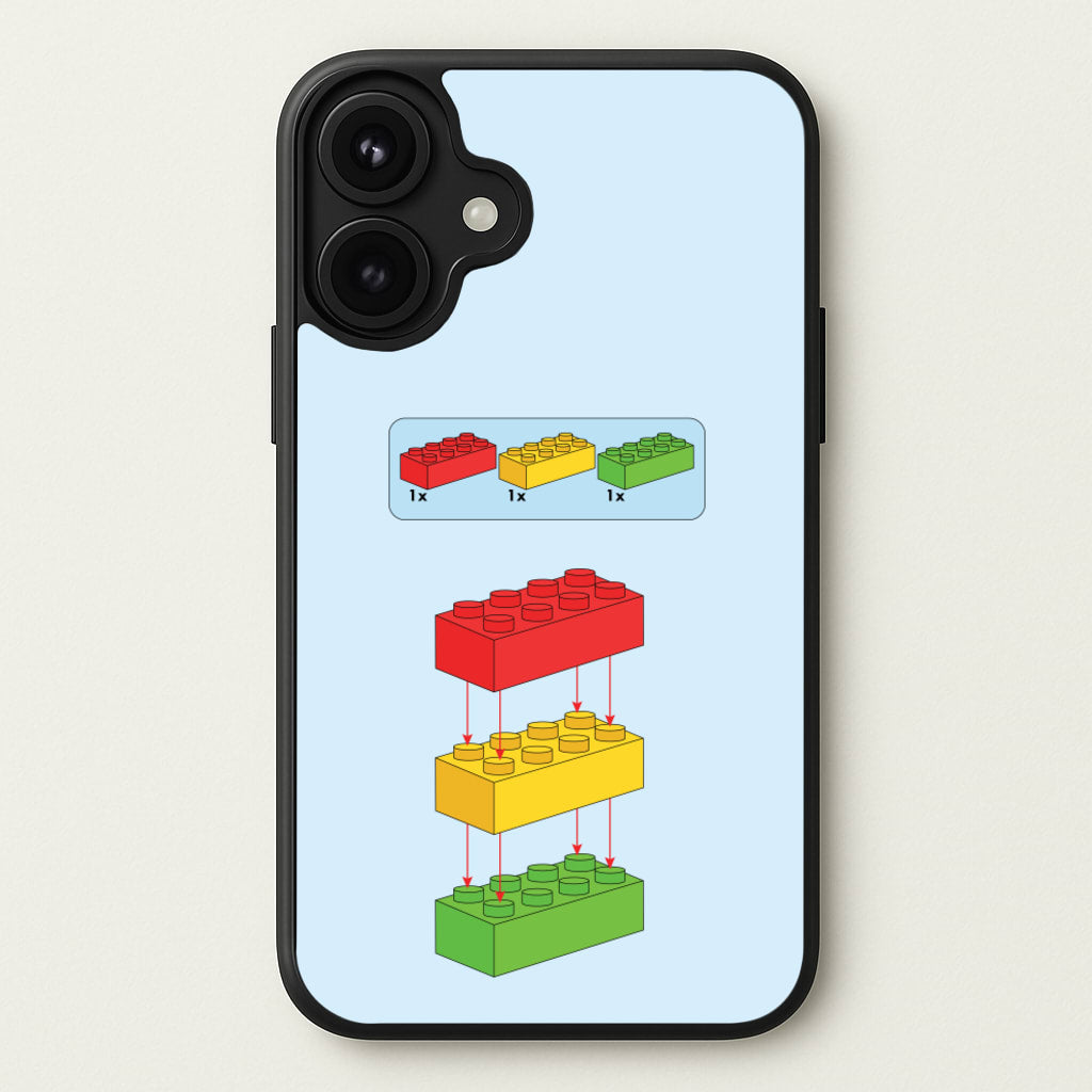 Bricks Instruction Set Phone Case for iPhone 17
