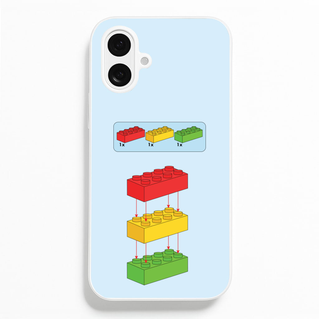 Bricks Instruction Set - Bricks Phone Case for iPhone 16 Plus