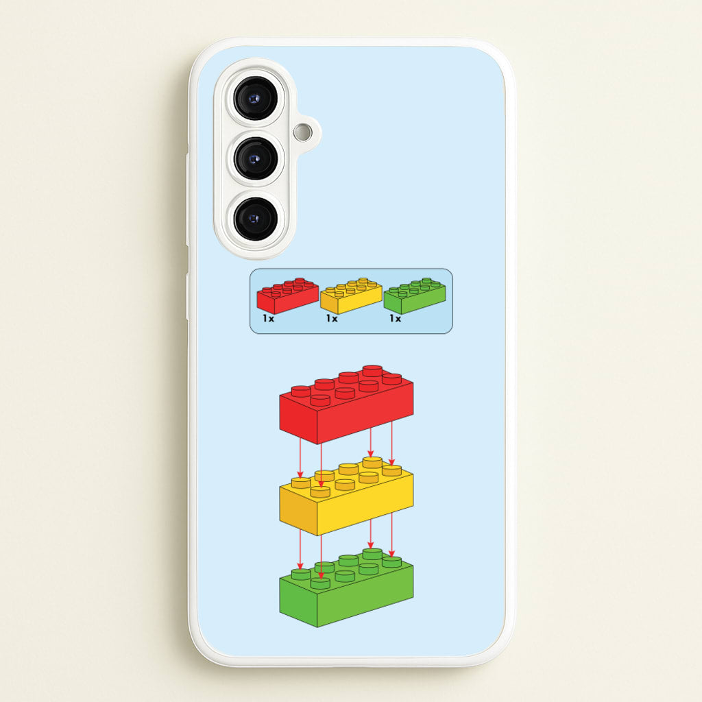 Bricks Instruction Set - Bricks Phone Case for Galaxy A16