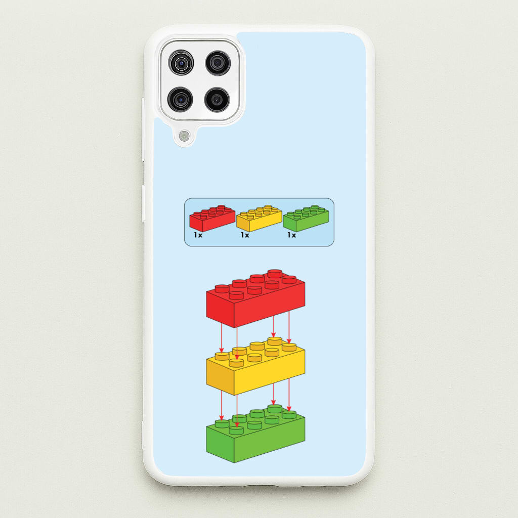 Bricks Instruction Set - Bricks Phone Case for Galaxy A12