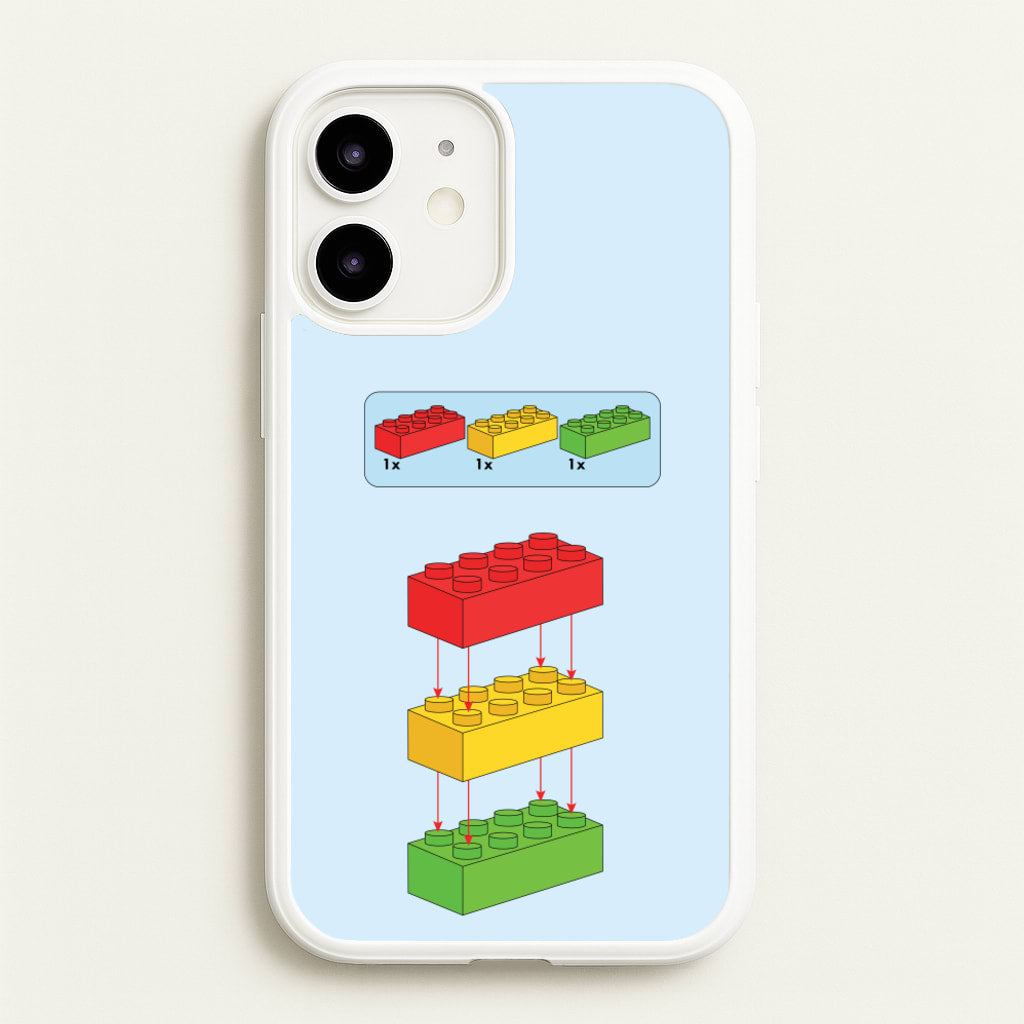 Bricks Instruction Set - Bricks Phone Case for iPhone 12 Mini