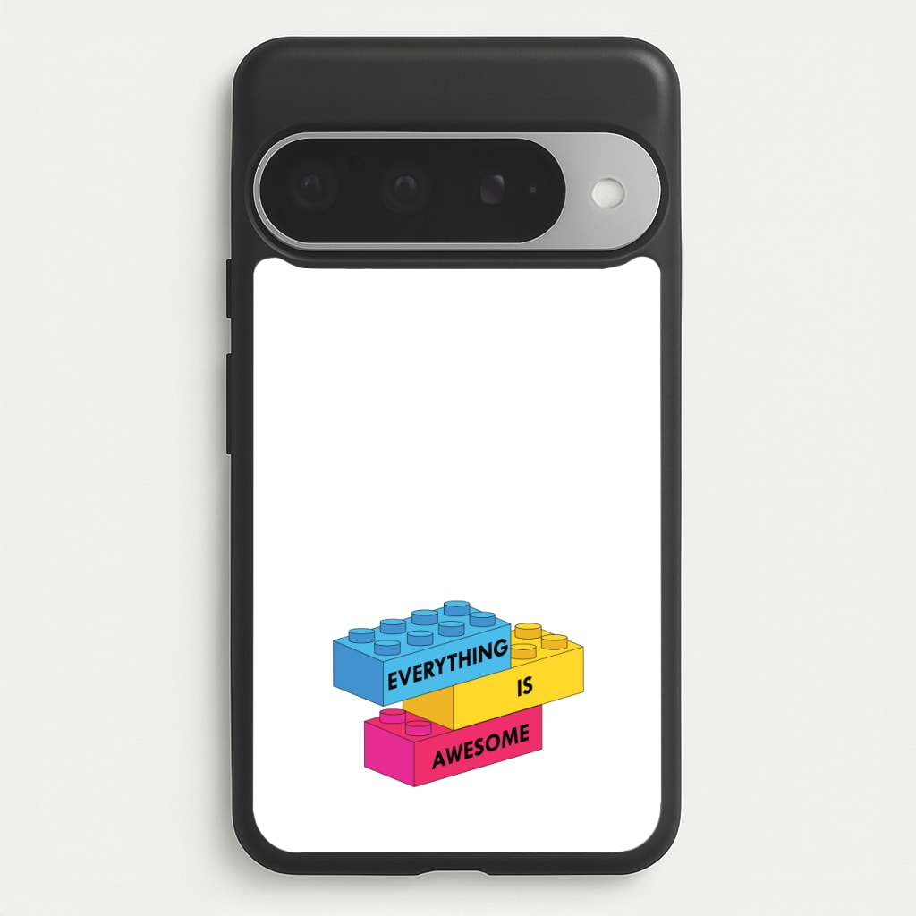 Everything Is Awesome Bricks Phone Case for Google Pixel 10 Pro XL