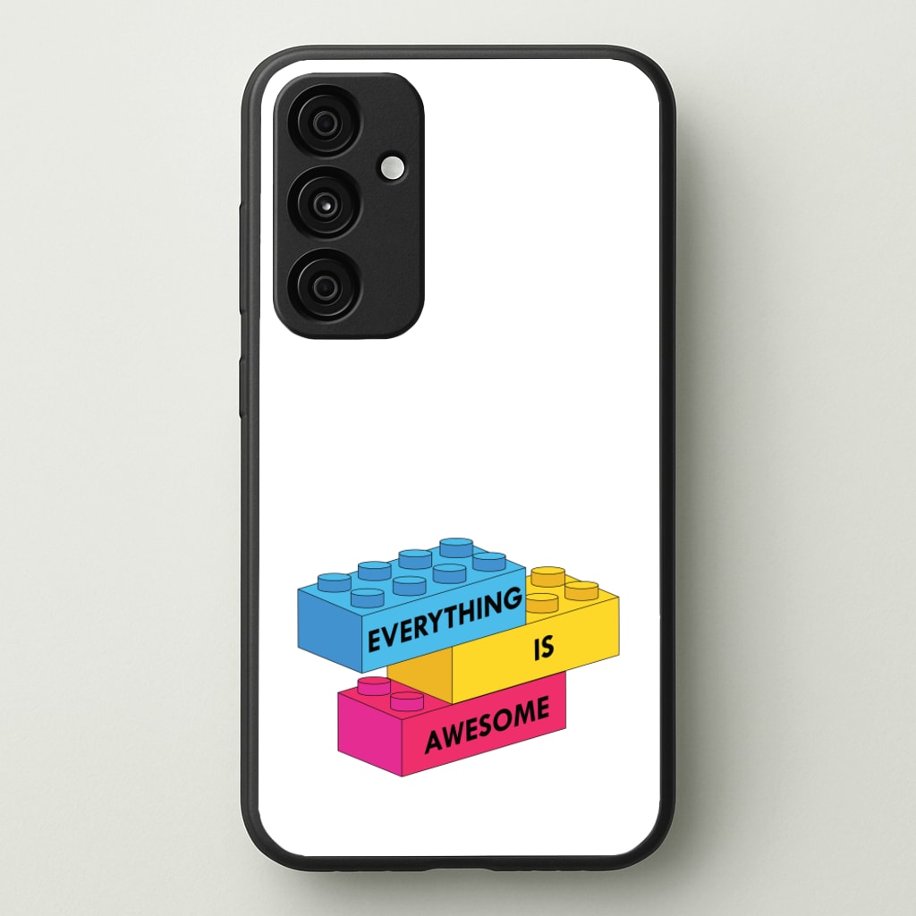 Everything Is Awesome Bricks - Bricks Phone Case for Galaxy A15
